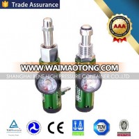 USA.CGA Aluminum medical oxygen regulator with flowmeter / FDA standard pin index oxygen regulator